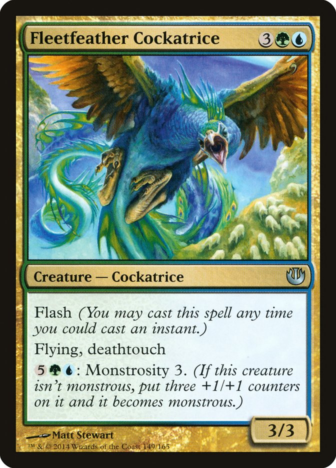 Fleetfeather Cockatrice [Journey into Nyx] Foil
