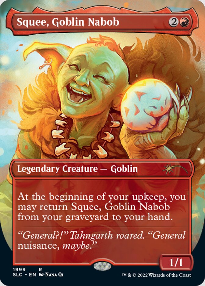 Squee, Goblin Nabob (Borderless) [Secret Lair 30th Anniversary Countdown Kit] Foil