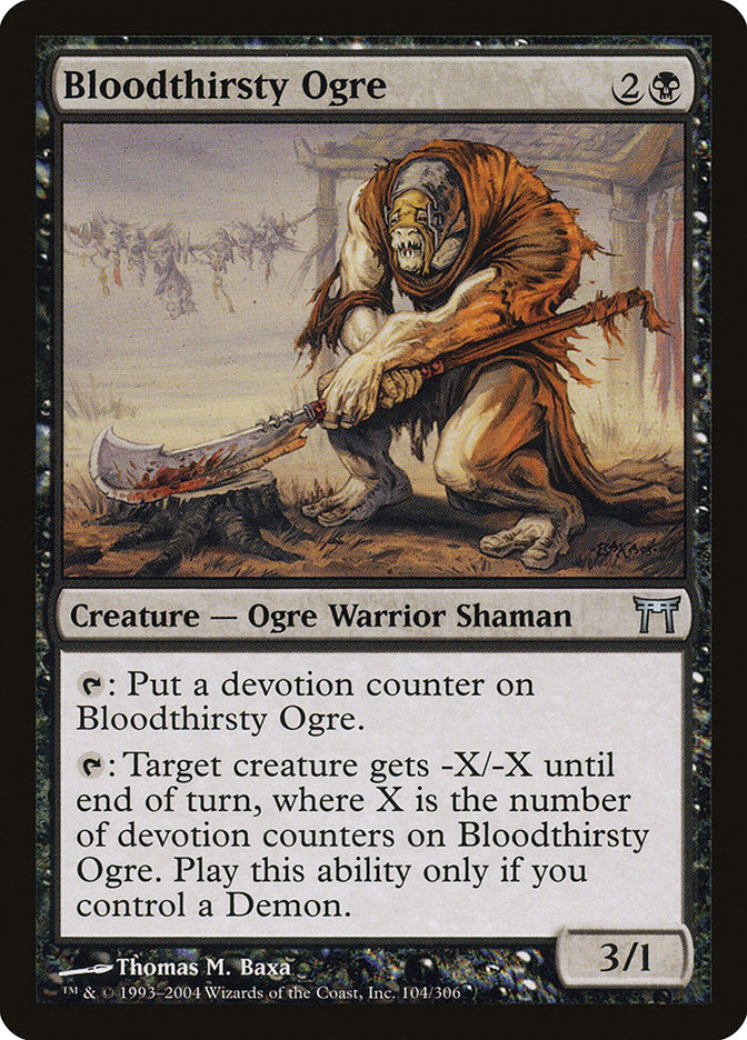 Bloodthirsty Ogre [Champions of Kamigawa] Foil