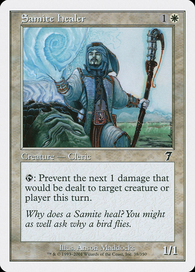 Samite Healer [Seventh Edition] Foil