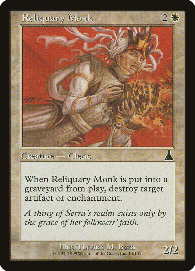 Reliquary Monk [Urza's Destiny] Foil
