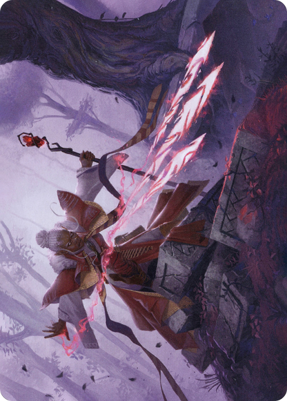 Magic Missile // Magic Missile  [Adventures in the Forgotten Realms Art Series] (Borderless) Foil