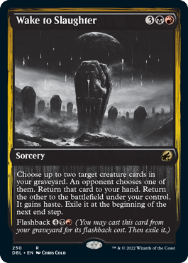 Wake to Slaughter [Innistrad: Double Feature] Foil