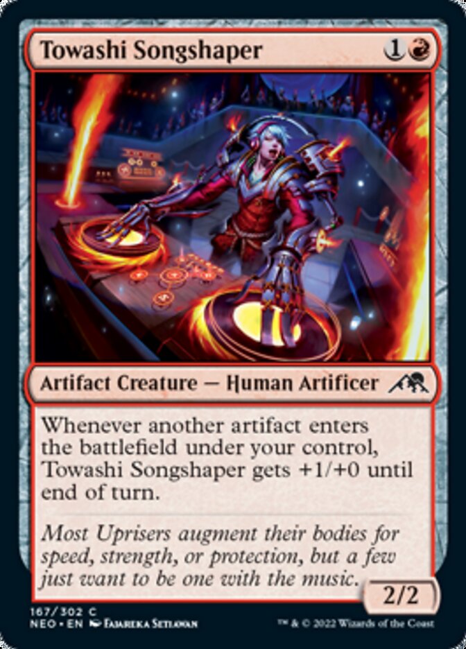 Towashi Songshaper [Kamigawa: Neon Dynasty] Foil