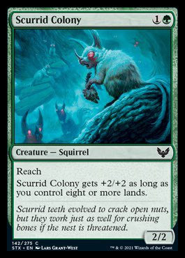 Scurrid Colony [Strixhaven: School of Mages] Foil