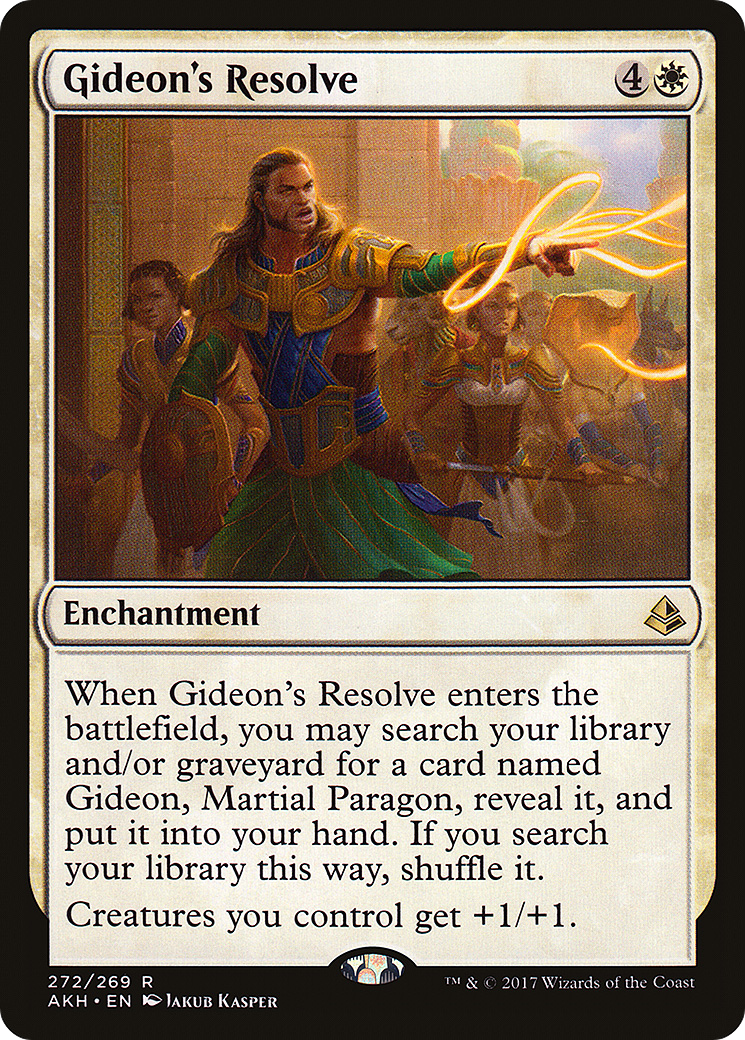 Gideon's Resolve  [Amonkhet]