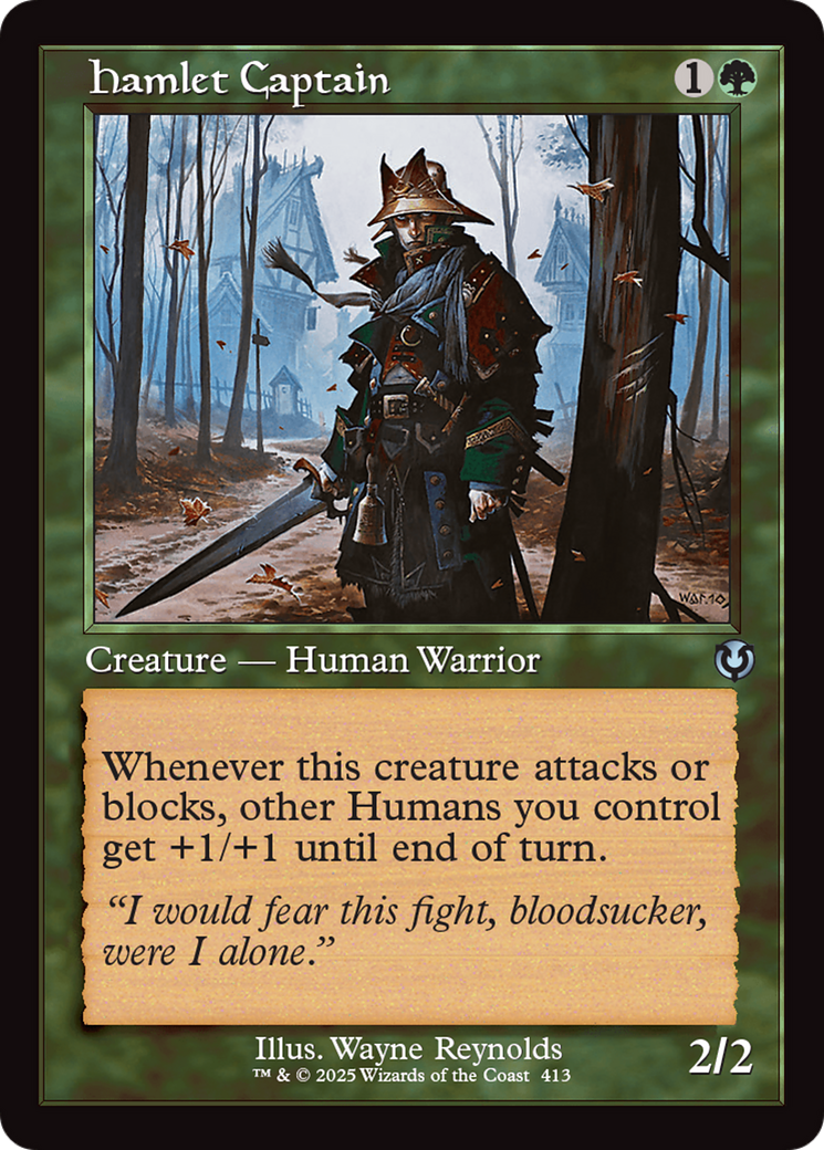 Hamlet Captain (Retro Frame) [Innistrad Remastered] Foil