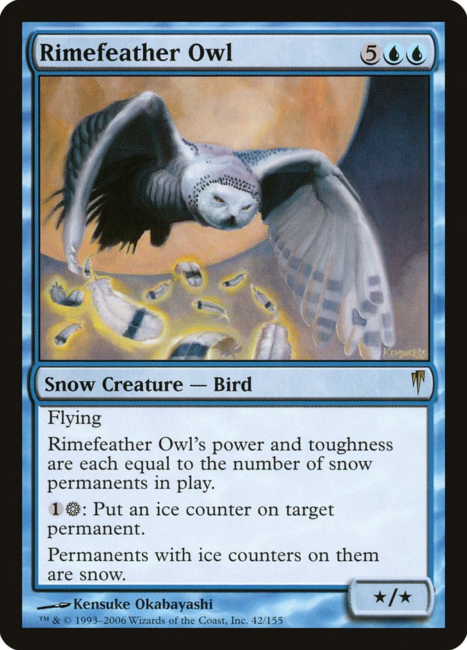 Rimefeather Owl [Coldsnap] Foil