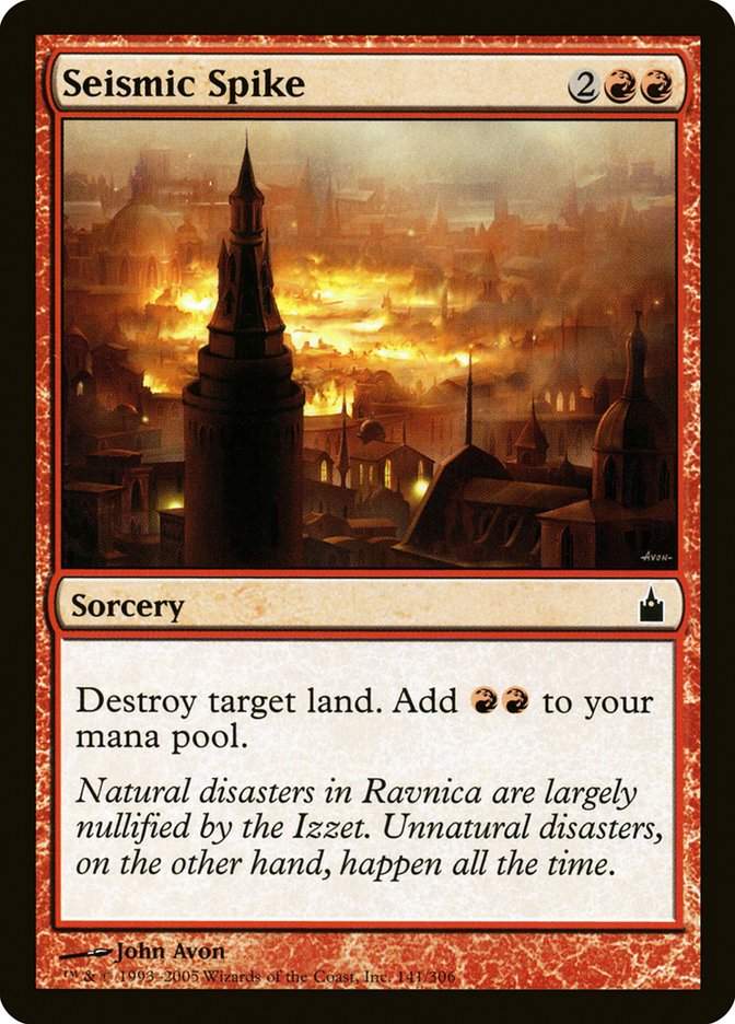 Seismic Spike [Ravnica: City of Guilds] Foil