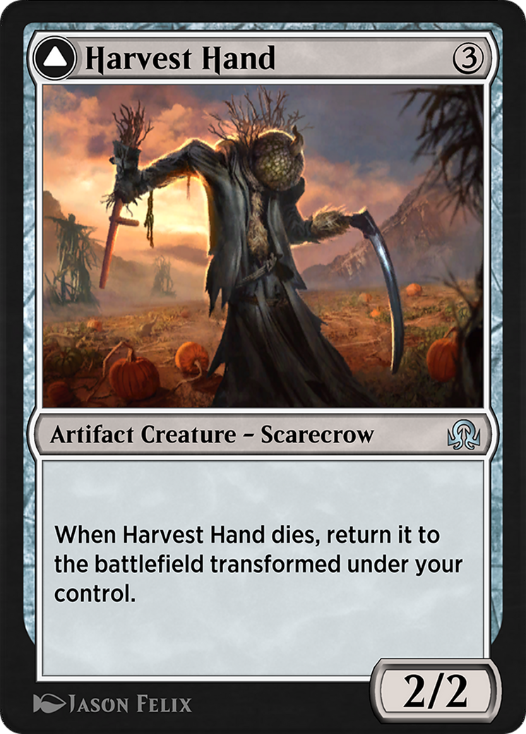 Harvest Hand // Scrounged Scythe  [Shadows over Innistrad Remastered]