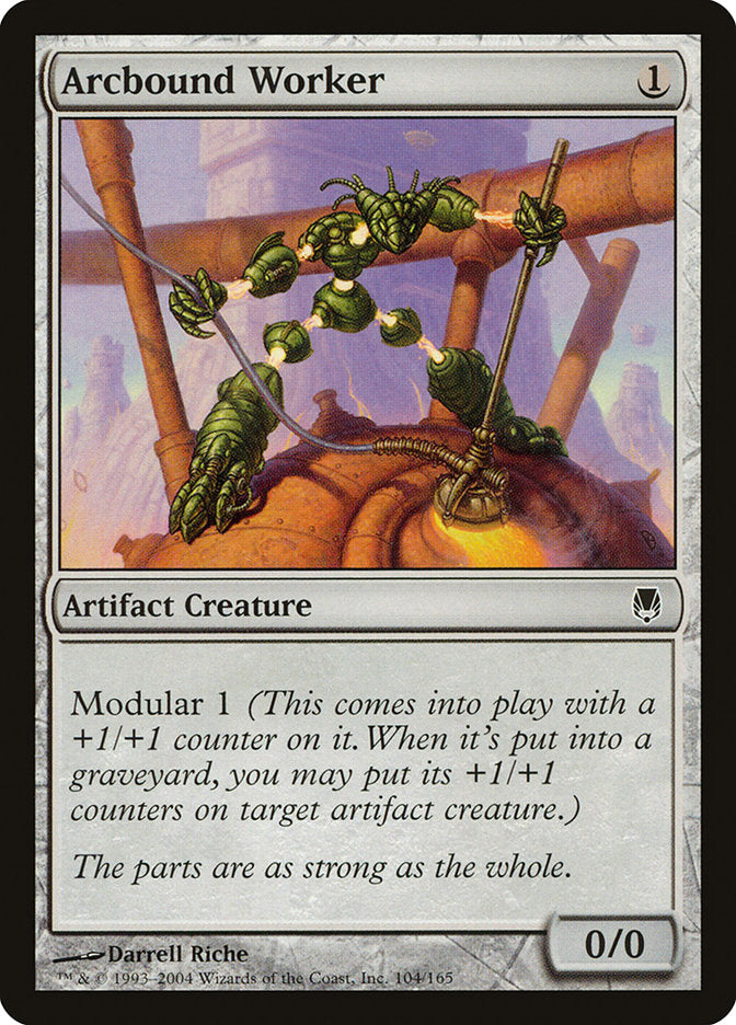 Arcbound Worker [Darksteel] Foil