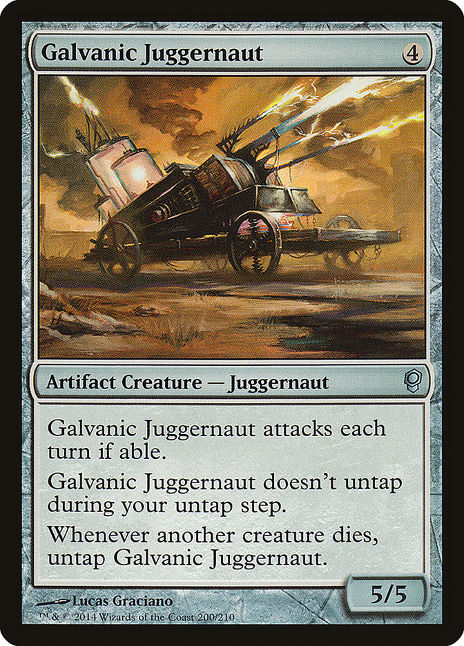 Galvanic Juggernaut [Conspiracy] Foil