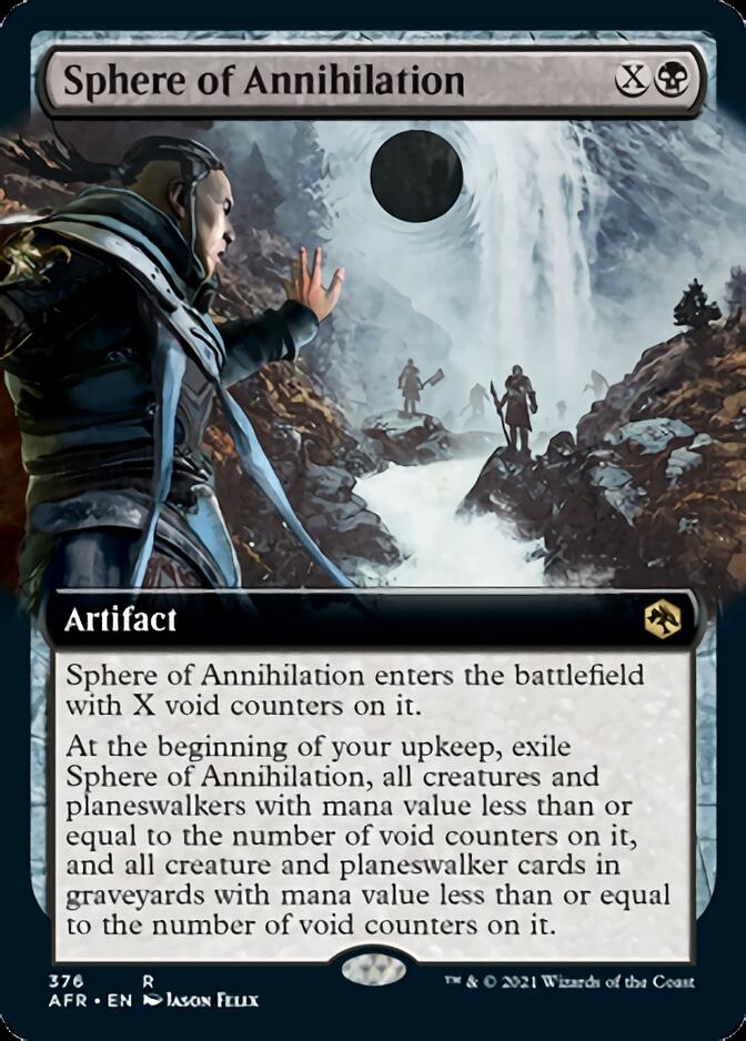 Sphere of Annihilation (Extended Art) [Dungeons & Dragons: Adventures in the Forgotten Realms] Foil