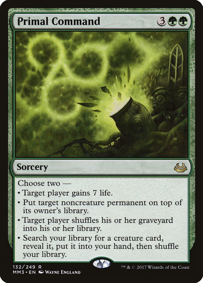 Primal Command [Modern Masters 2017] Foil
