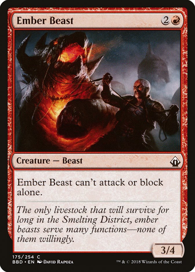 Ember Beast [Battlebond] Foil