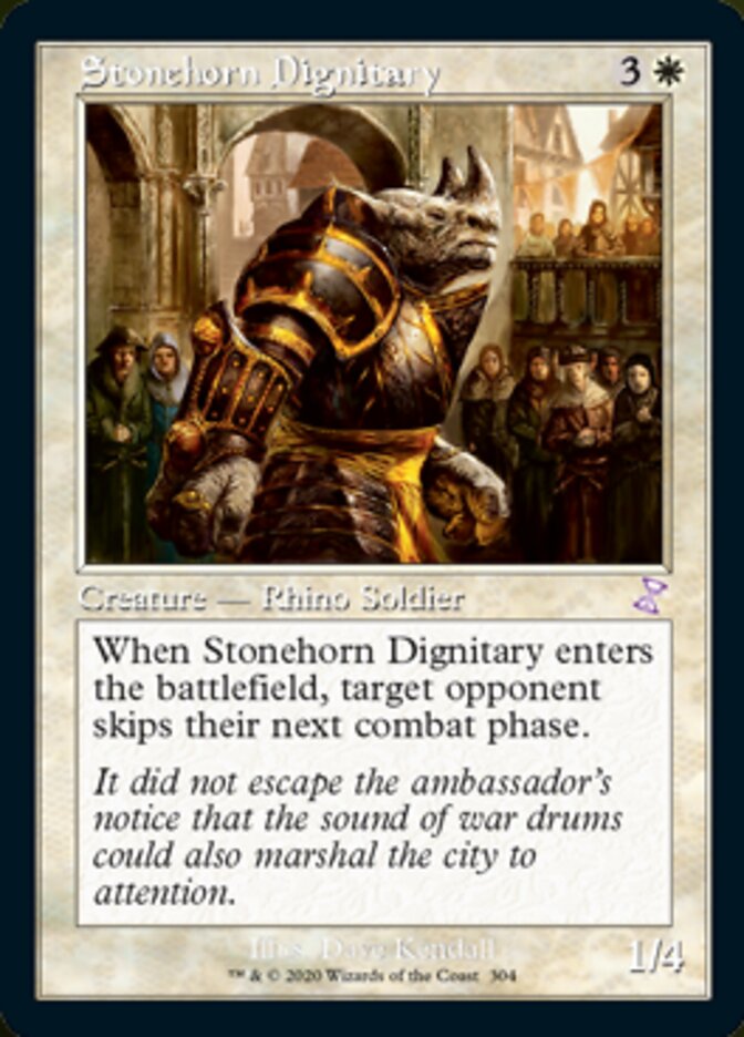 Stonehorn Dignitary (Timeshifted) [Time Spiral Remastered] Foil