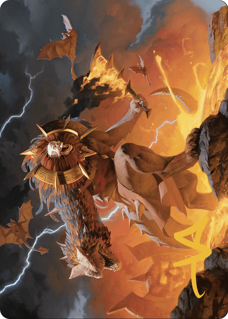 Ojer Axonil, Deepest Might // Ojer Axonil, Deepest Might  [The Lost Caverns of Ixalan Art Series] (Borderless) Foil