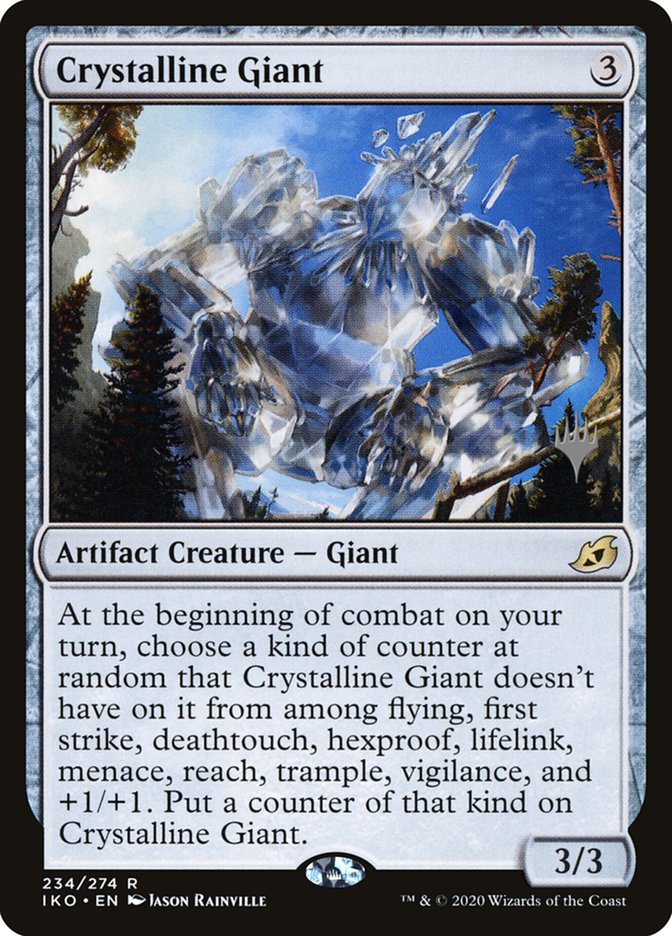 Crystalline Giant (Promo Pack) [Ikoria: Lair of Behemoths Promos] Foil