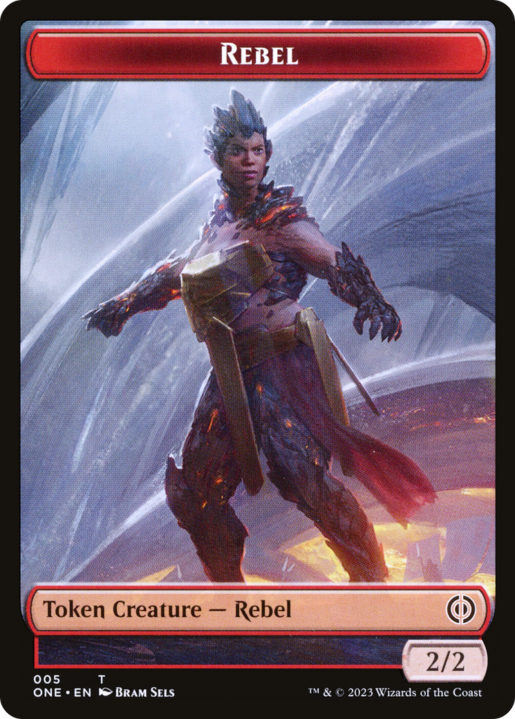 Rebel  [Phyrexia: All Will Be One Tokens] Foil