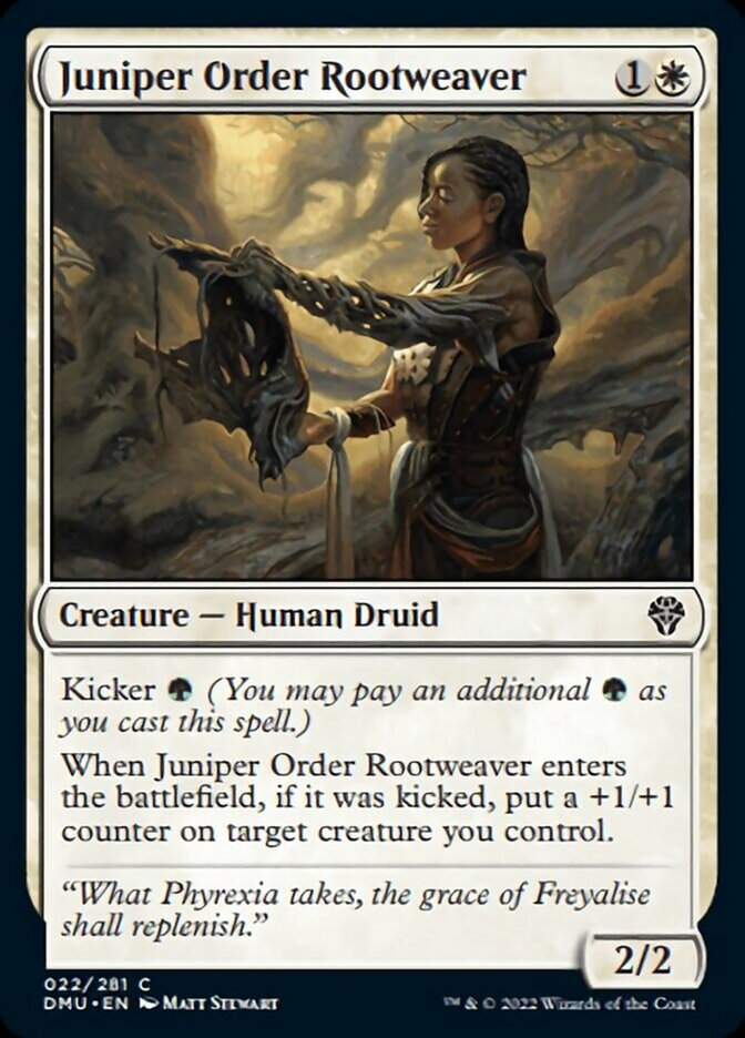 Juniper Order Rootweaver [Dominaria United] Foil