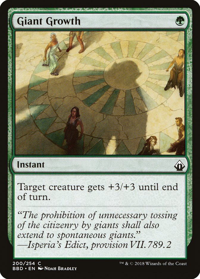 Giant Growth [Battlebond] Foil