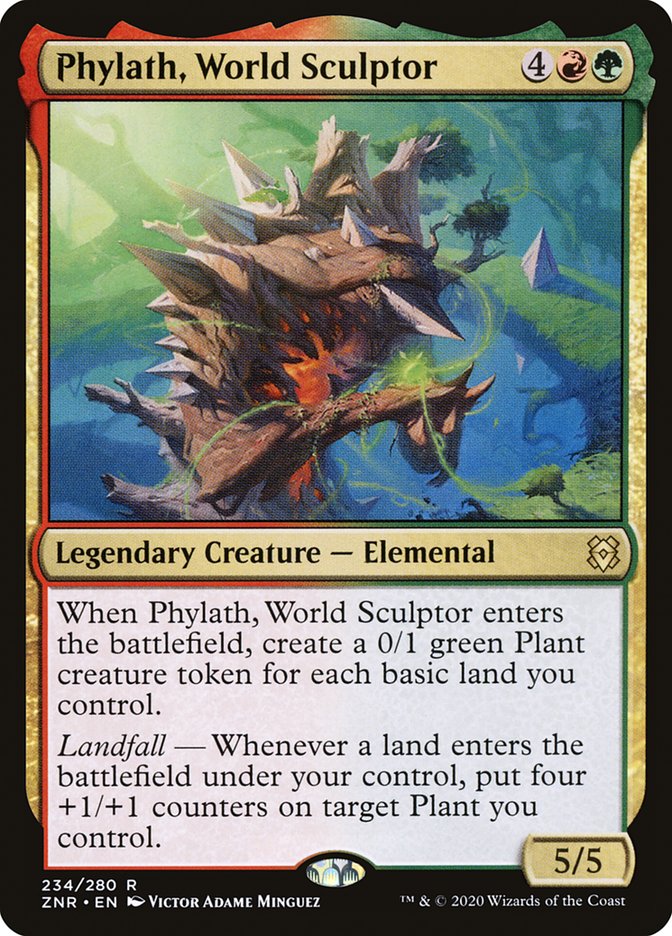 Phylath, World Sculptor [Zendikar Rising] Foil