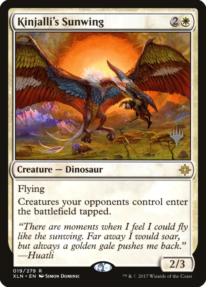 Kinjalli's Sunwing (Promo Pack) [Ixalan Promos] Foil