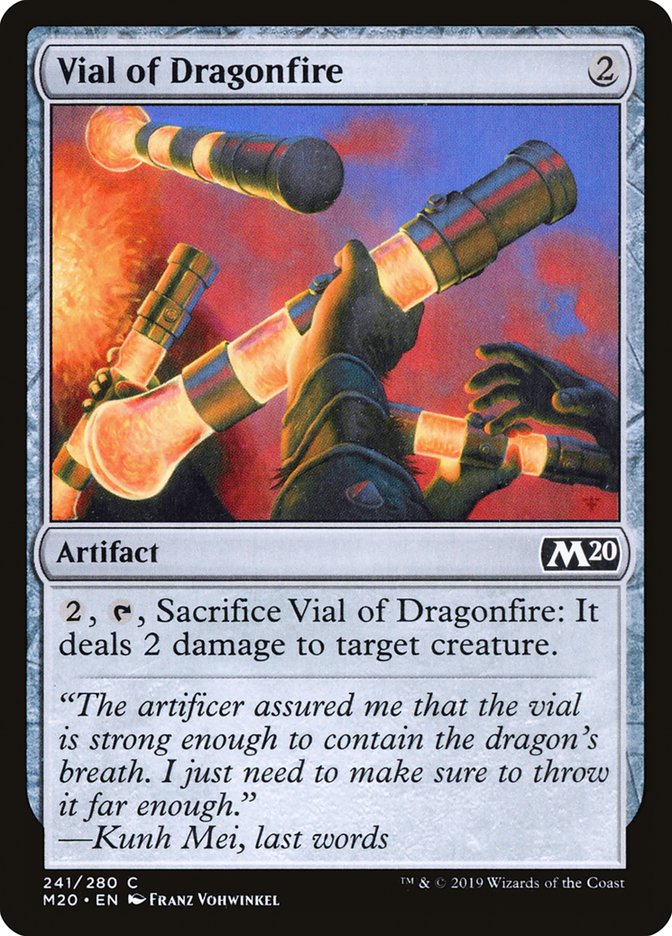 Vial of Dragonfire [Core Set 2020] Foil