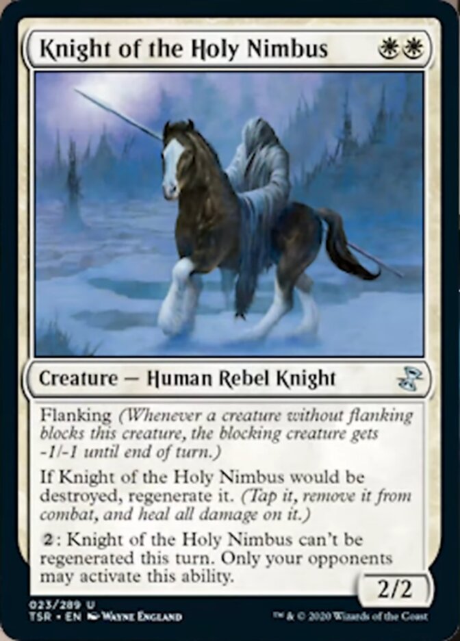 Knight of the Holy Nimbus [Time Spiral Remastered] Foil