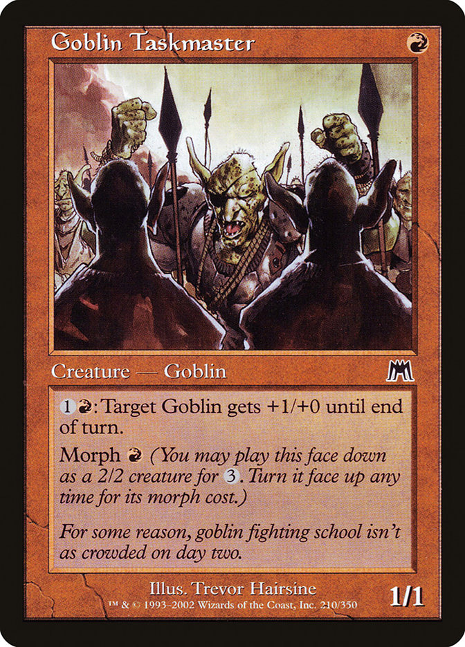 Goblin Taskmaster [Onslaught] Foil