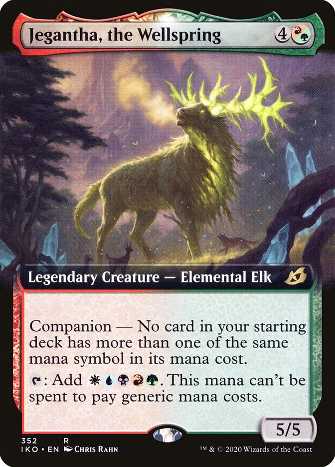 Jegantha, the Wellspring (Extended Art) [Ikoria: Lair of Behemoths] Foil