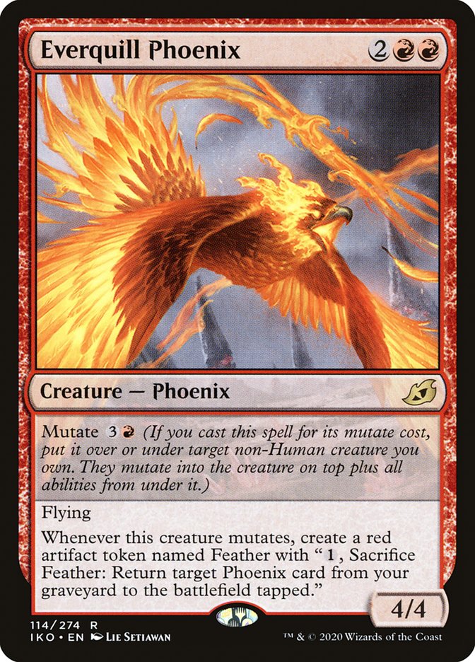 Everquill Phoenix [Ikoria: Lair of Behemoths] Foil