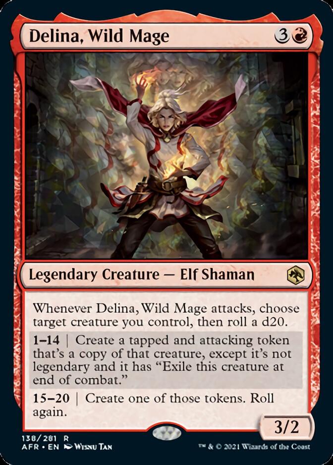 Delina, Wild Mage [Dungeons & Dragons: Adventures in the Forgotten Realms] Foil