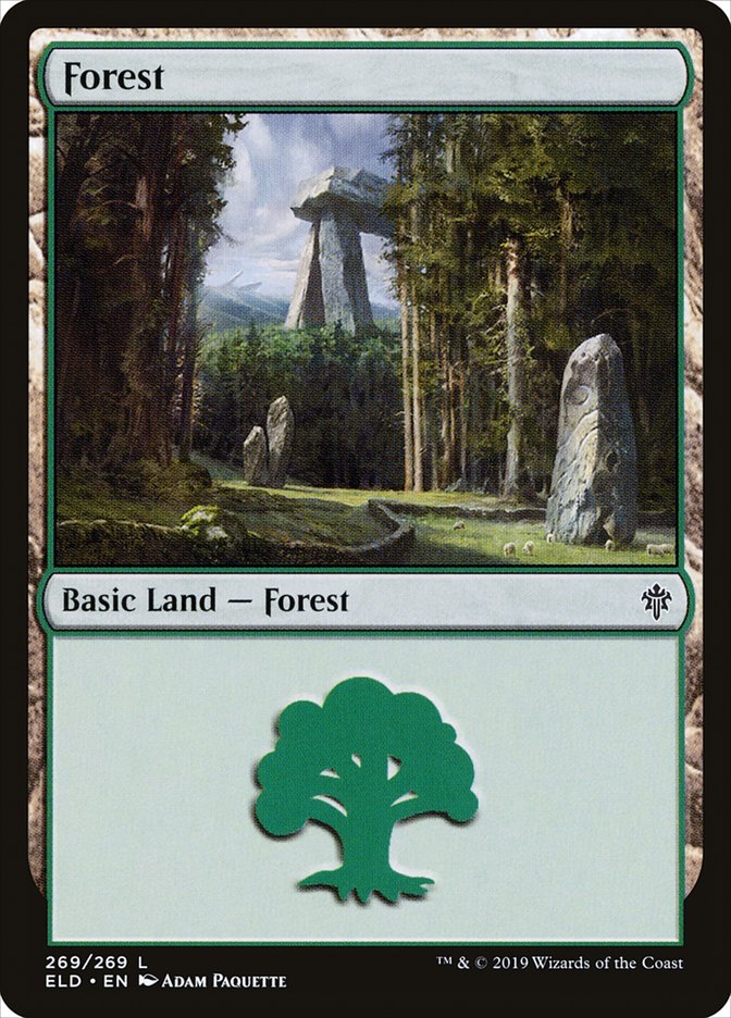 Forest (269) [Throne of Eldraine] Foil