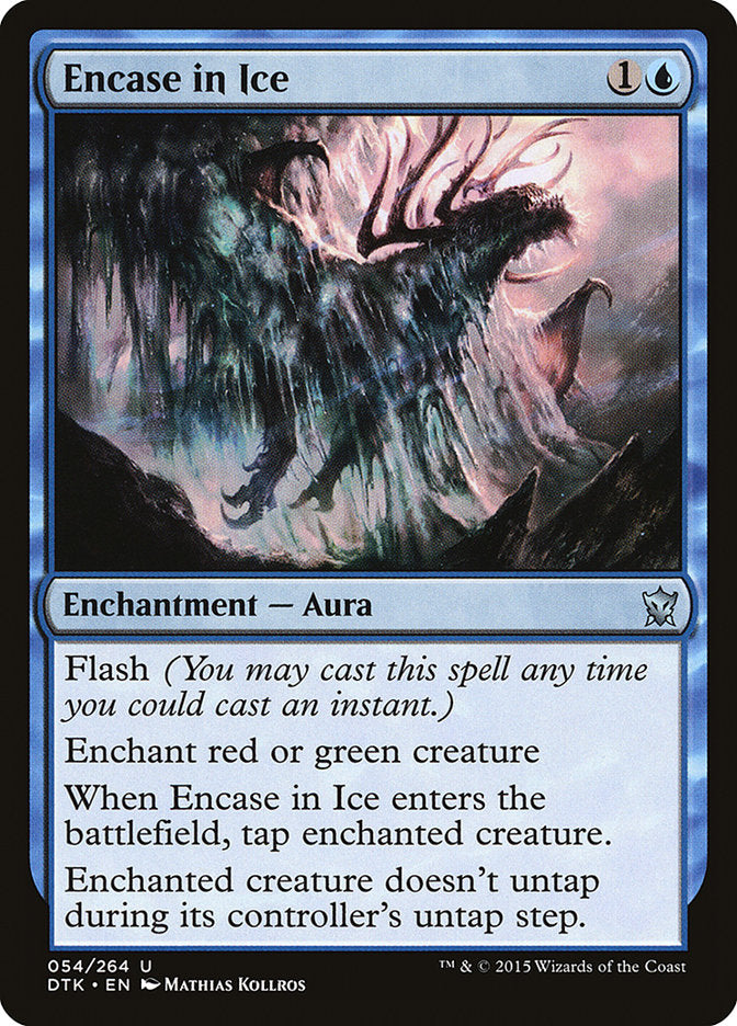 Encase in Ice [Dragons of Tarkir] Foil
