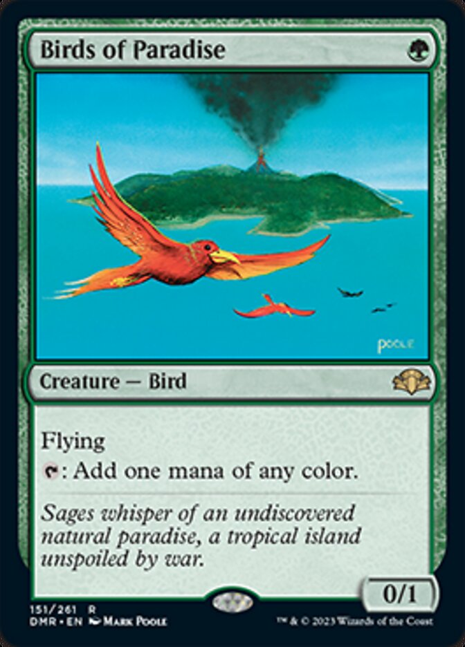 Birds of Paradise [Dominaria Remastered] Foil