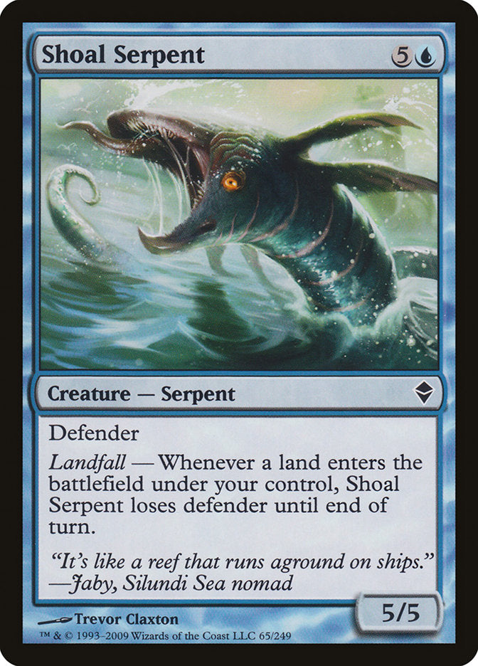 Shoal Serpent [Zendikar] Foil