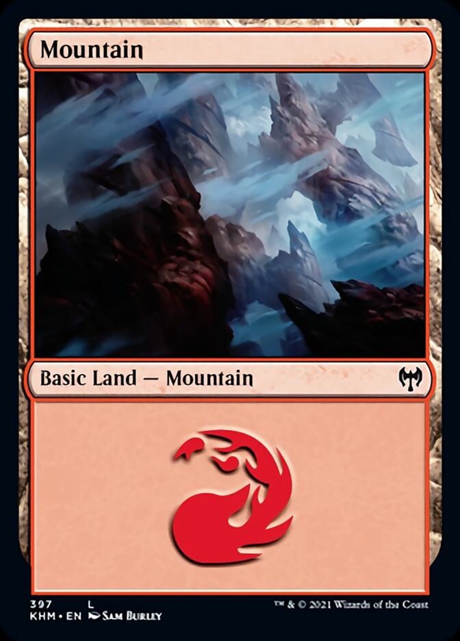 Mountain (397) [Kaldheim] Foil