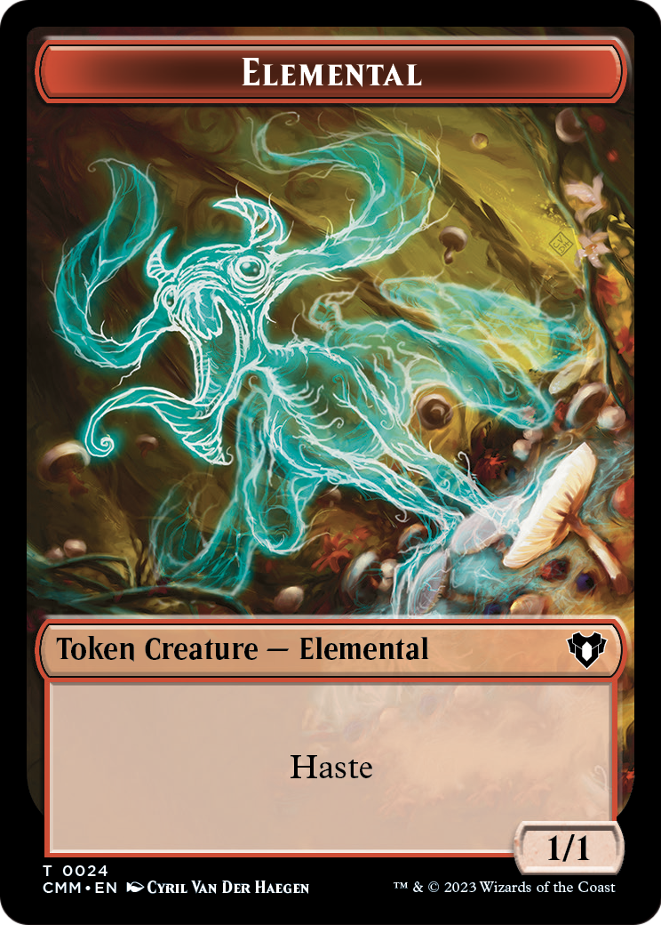 Elemental  [Commander Masters Tokens] Foil