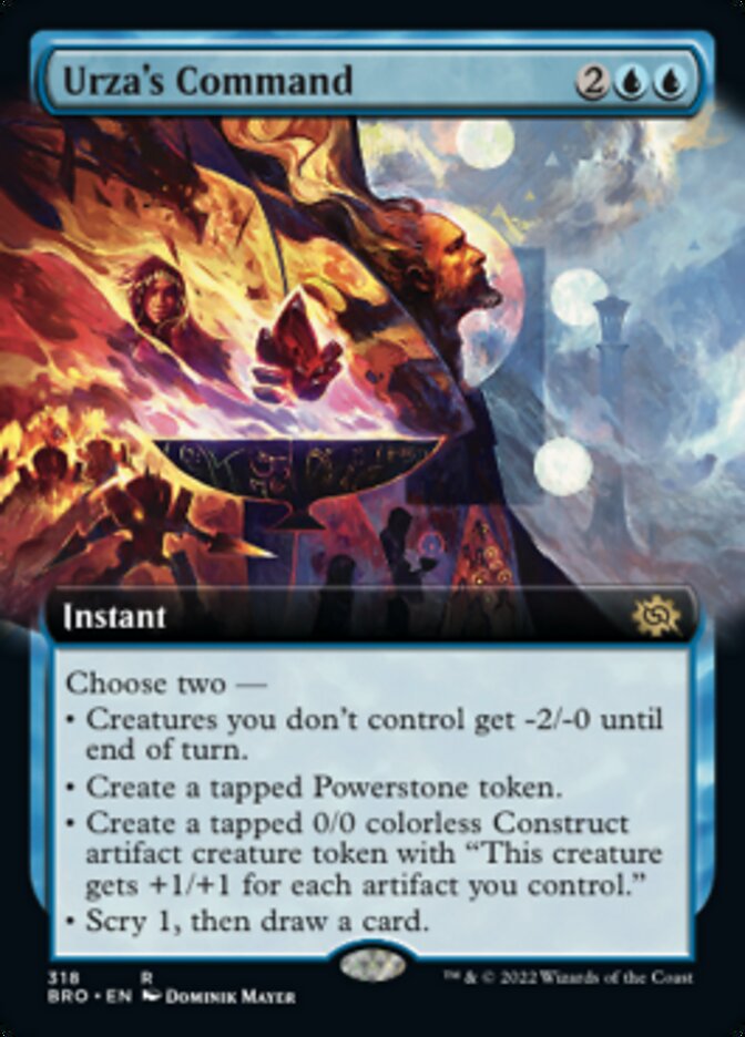 Urza's Command (Extended Art) [The Brothers' War] Foil