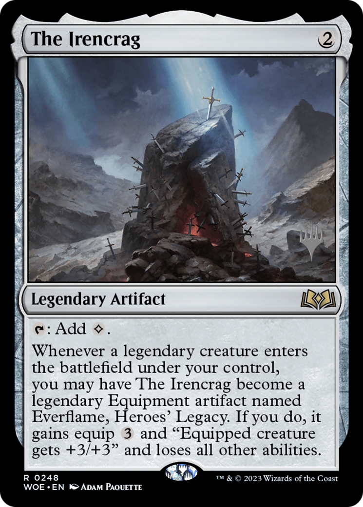 The Irencrag (Promo Pack) [Wilds of Eldraine Promos] Foil
