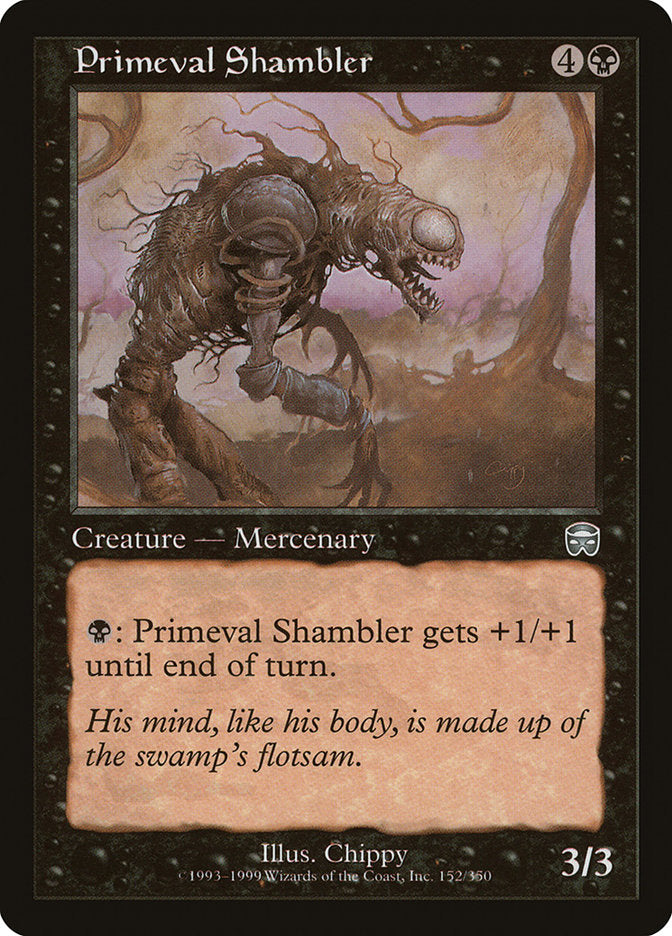Primeval Shambler [Mercadian Masques] Foil