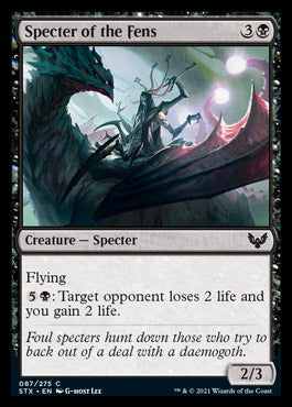 Specter of the Fens [Strixhaven: School of Mages] Foil