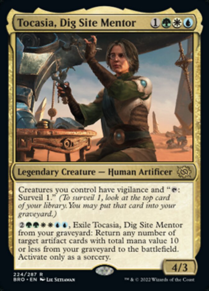 Tocasia, Dig Site Mentor [The Brothers' War] Foil