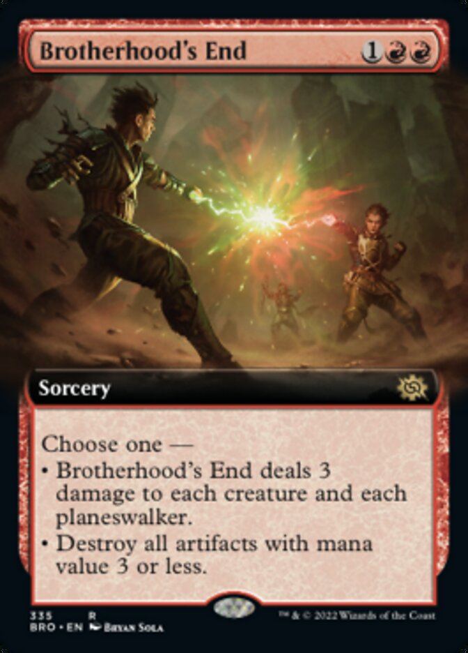 Brotherhood's End (Extended Art) [The Brothers' War] Foil