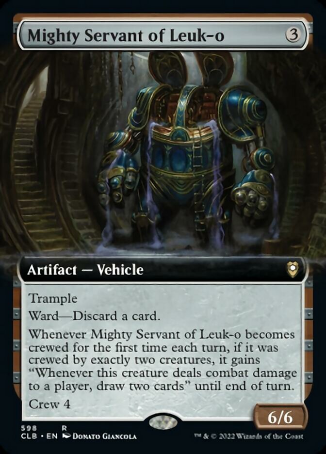 Mighty Servant of Leuk-o (Extended Art) [Commander Legends: Battle for Baldur's Gate] Foil