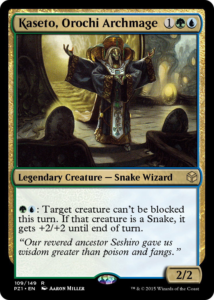 Kaseto, Orochi Archmage  [Legendary Cube Prize Pack]