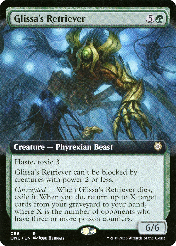 Glissa's Retriever (Extended Art) [Phyrexia: All Will Be One Commander] Foil