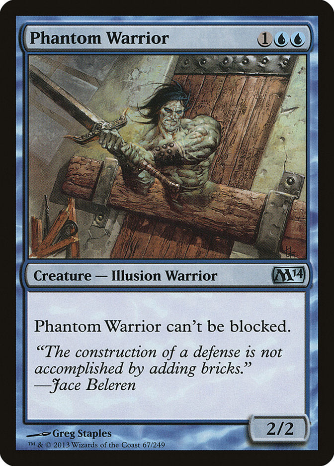 Phantom Warrior [Magic 2014] Foil