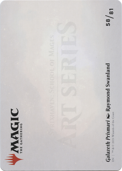 Galazeth Prismari // Galazeth Prismari  [Strixhaven Art Series] (Borderless) Foil